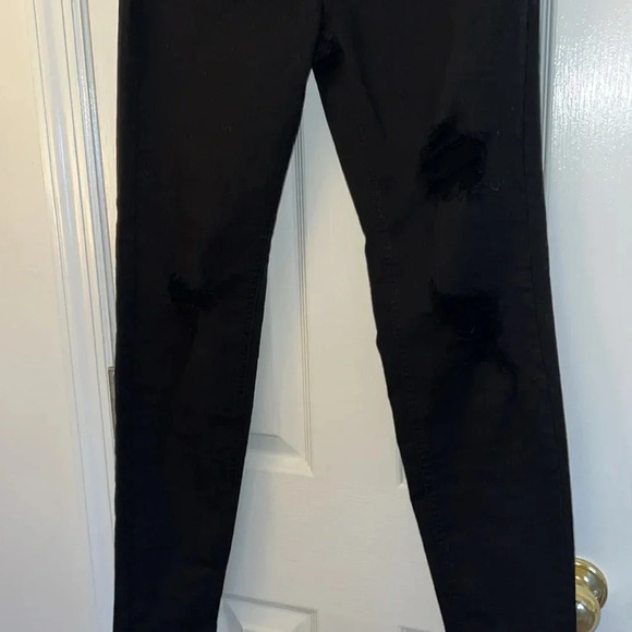 NWT Wild Fable Highest Rise Skinny Distressed Black Jeans Size 6 - Picture 3 of 6